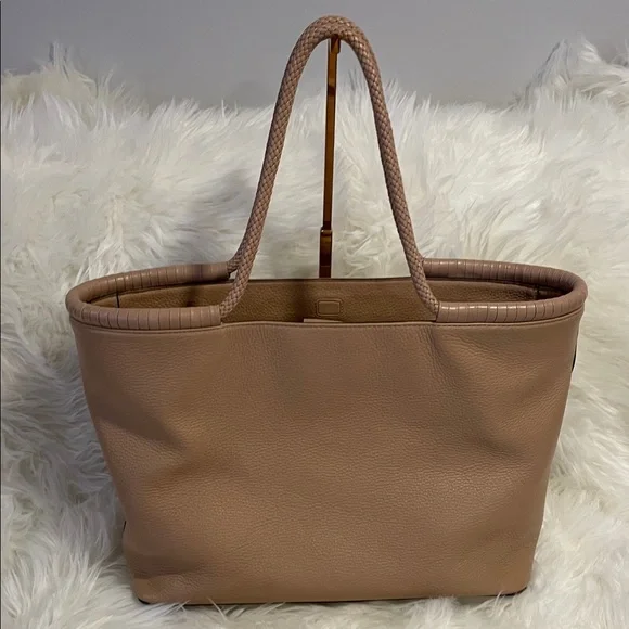 Tory Burch Camel Leather Tote - Picture 4 of 7